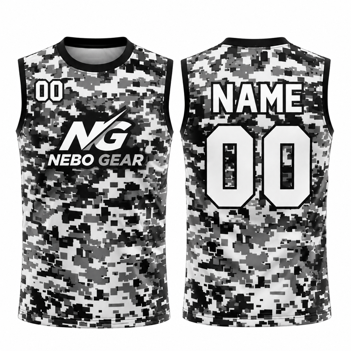 Adult Team Flag Football Compression Printed Short Sleeve