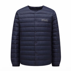 Men's Plus Size Short Lightweight Down Jacket Winter White Duck Down