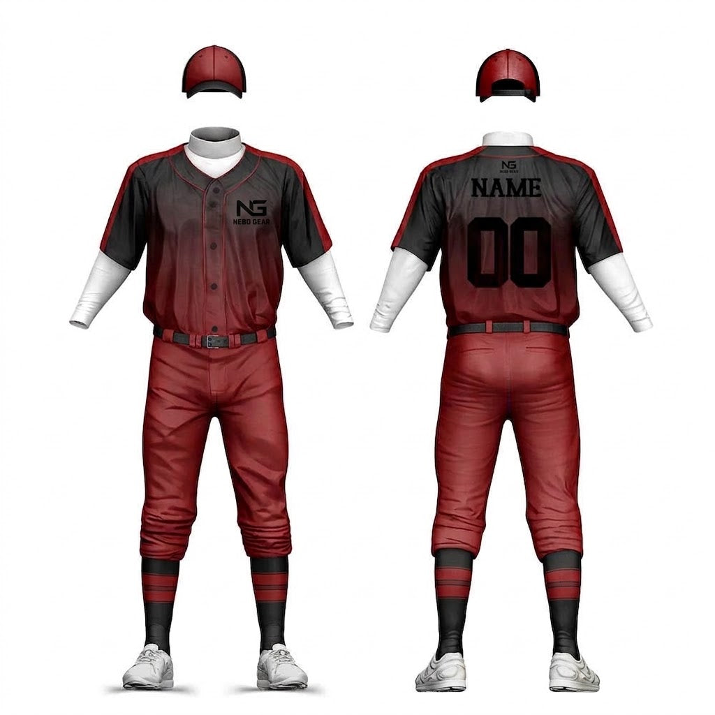 Custom Men's Baseball Uniform Sets Printed