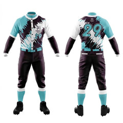 Good Quality New Design Printed Adult Men's Baseball Uniform