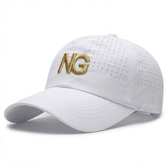 Original Summer Hat Men Quick-Drying Perforated PVC Outdoor Sun-Protection Baseball Cap