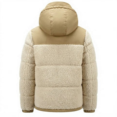 2026 Cross-border Men's Velvet-Lined Winter Puffer Jacket