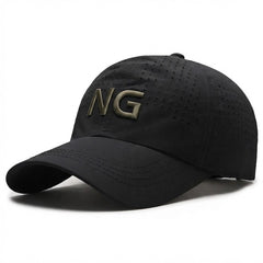 Original Summer Hat Men Quick-Drying Perforated PVC Outdoor Sun-Protection Baseball Cap