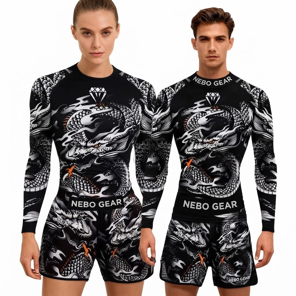 2026 Breathable 4 Pcs Custom Women Outfit Gym Fitness Wear Long-sleeve Elastic Rash Guard Men Leggings