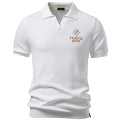 2026 Spring/Summer New Men's Business Casual Knit Polo Shirt