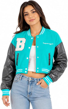 Professional Made Comfortable Fit Women Varsity Jacket