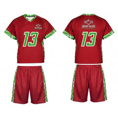 100% Polyester Material Lightweight Breathable Short Lacrosse Uniforms