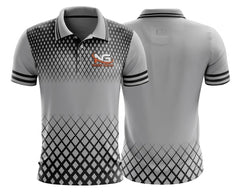 Customize logo Short Sports Golf T-shirt T-shirts With Stripes Printed Polyester