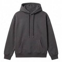 Windproof Oversized Pullover Hoodie Rhinestone Winter Knitted Fabric Polyester/Cotton