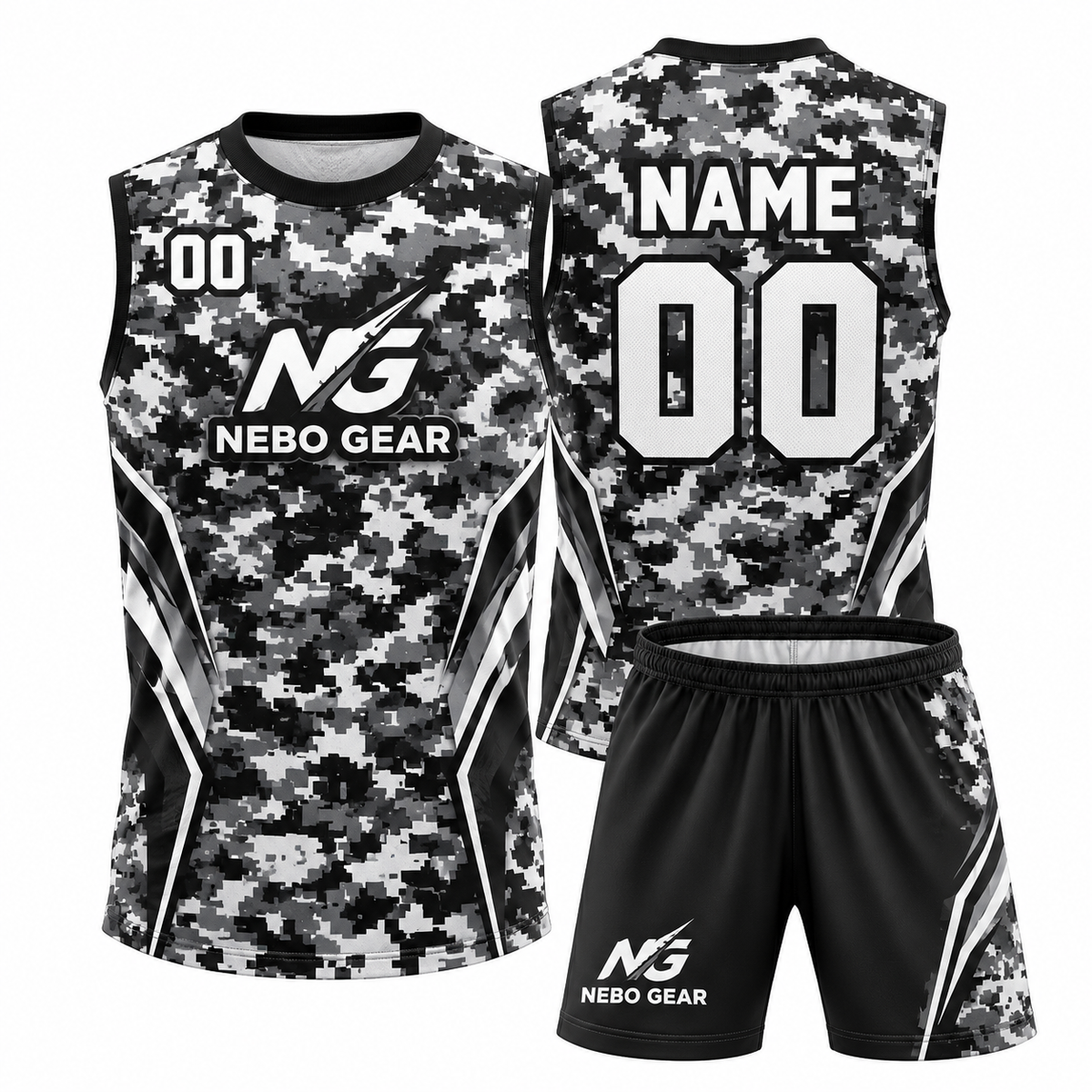 Adult Team Flag Football Compression Printed Short Sleeve
