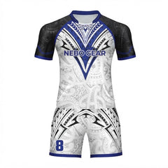 New Men's Rugby League Uniform Sets 100% Polyester Full Sublimation Print
