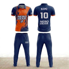 100% Polyester Custom Sublimated New Model Design Online Cricket Uniform