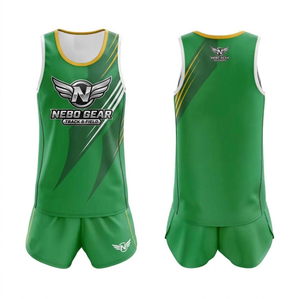 Manufacturing Comfortable Breathable Plus Size Track Field Uniform Gym Sports Wear