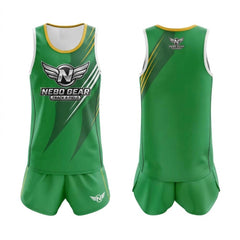 Manufacturing Comfortable Breathable Plus Size Track Field Uniform Gym Sports Wear