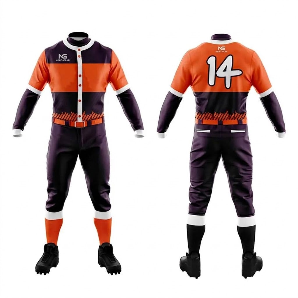 New Design Printed Men's Baseball Uniform Set