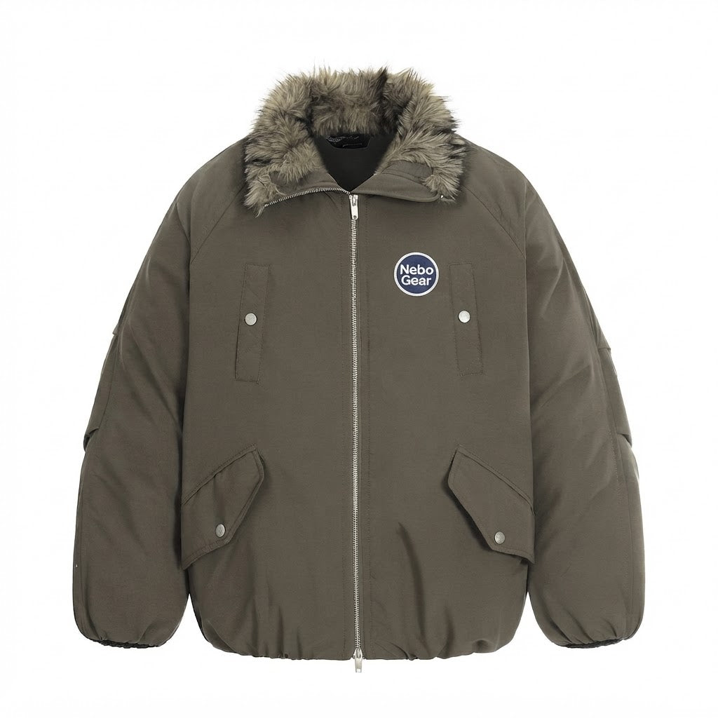 Polyester Bomber Jacket Men's Women's Workwear