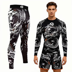 2026 Breathable 4 Pcs Custom Women Outfit Gym Fitness Wear Long-sleeve Elastic Rash Guard Men Leggings