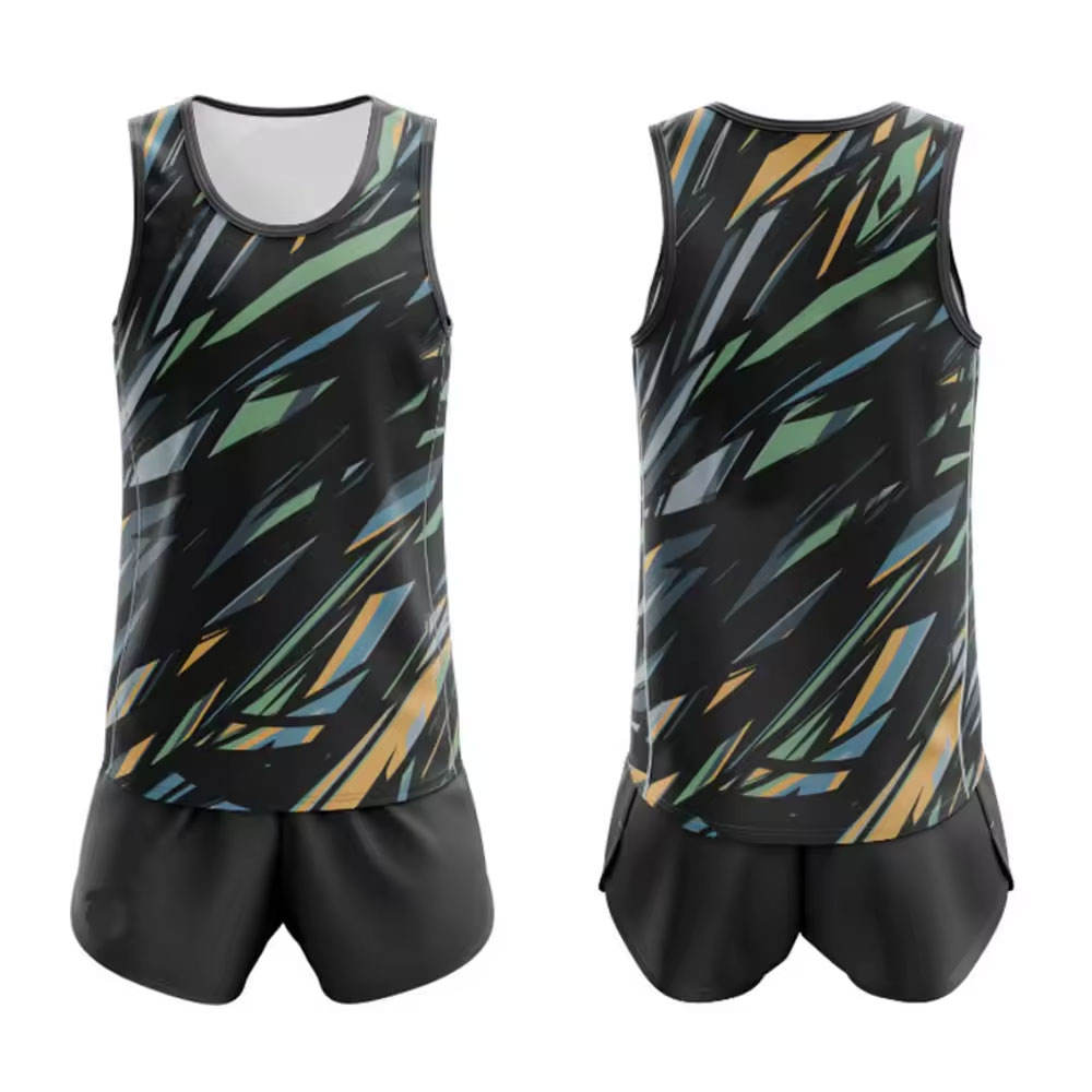 New Arrival High Quality Team Wear Track Field Uniform Quick Dry Polyester