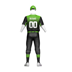 Softball Baseball Uniforms Customized Breathable 100% Polyester Crew Neck