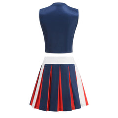 Custom Design Long Sleeve Nylon/Cashmere Digital Print Women's Cheerleading Uniforms