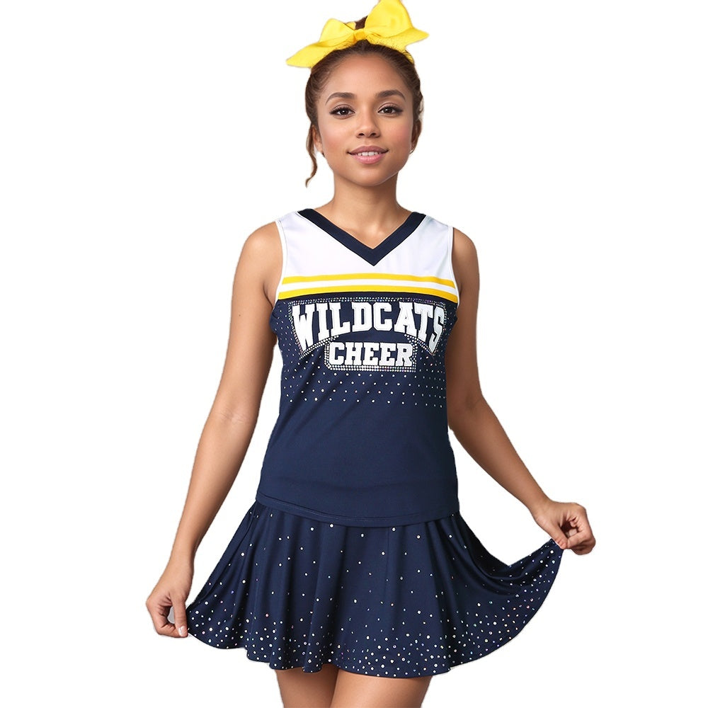2026 Custom Professional Cheerleading Uniform Sets Sleeveless