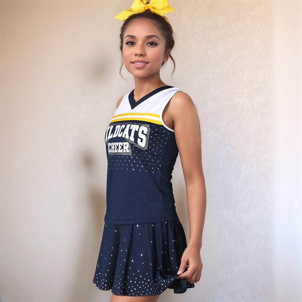 2026 Custom Professional Cheerleading Uniform Sets Sleeveless