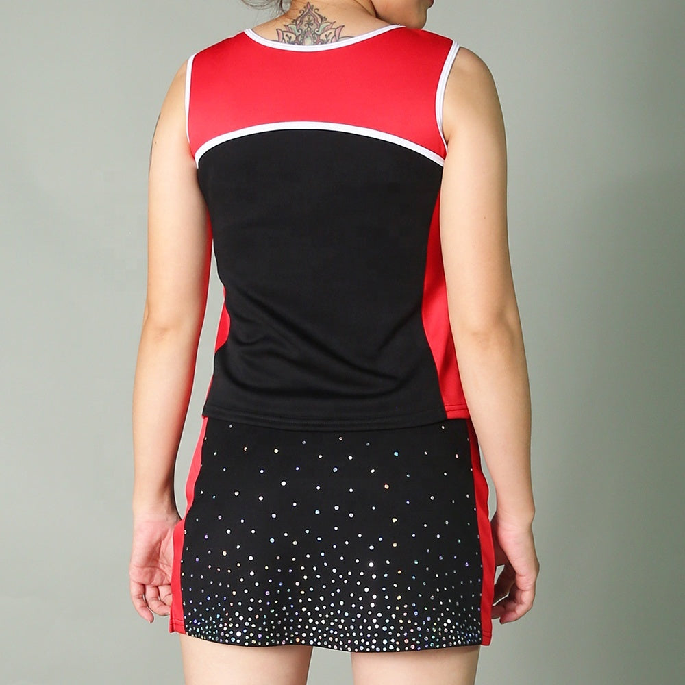 2026 Custom Professional Cheerleading Uniform Sets Sleeveless