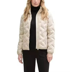 Women's Lightweight Waterproof Windproof Oversized Long Sleeve Zipper Closure