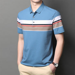 2026 New Summer Sleeved T-shirt Youth Trend Polo Shirt Lapel Casual