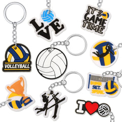 Custom Sports Keyring Volleyball Basketball Golf Ball Hockey Soft Keychain