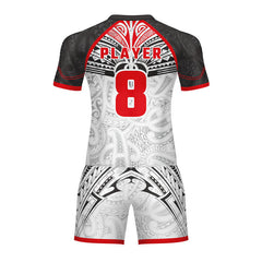 New Men's Rugby League Uniform Sets 100% Polyester Full Sublimation Print