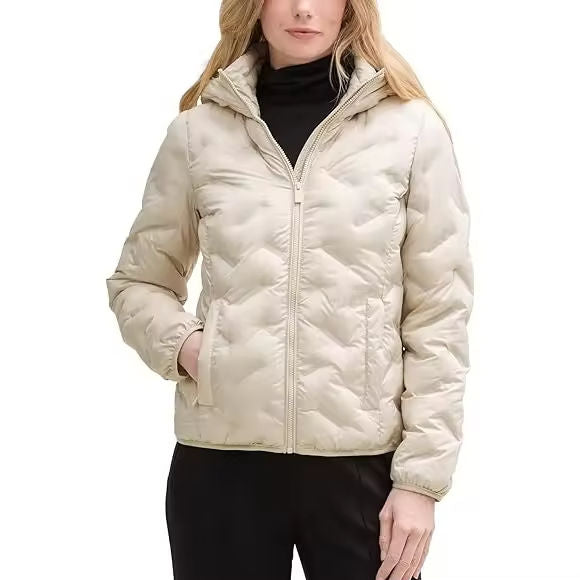 Women's Lightweight Waterproof Windproof Oversized Long Sleeve Zipper Closure