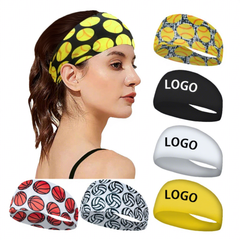 Yoga Sweatband Unisex Fitness Headband Elastic Headscarf Ethnic Style Hair Accessories