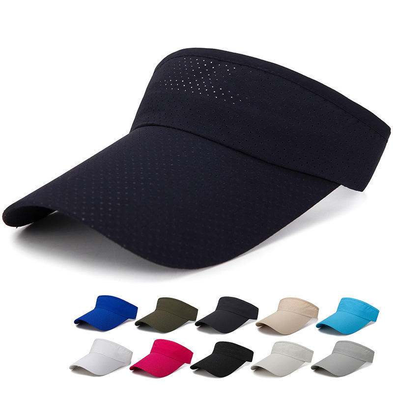 Unisex Sports Visor Cap with Athletic Mesh Custom Logo