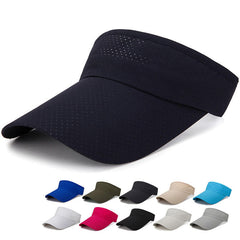 Unisex Sports Visor Cap with Athletic Mesh Custom Logo