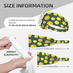 Yoga Sweatband Unisex Fitness Headband Elastic Headscarf Ethnic Style Hair Accessories