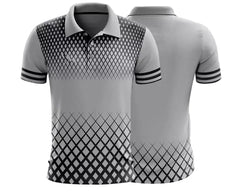 Customize logo Short Sports Golf T-shirt T-shirts With Stripes Printed Polyester