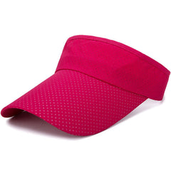 Unisex Sports Visor Cap with Athletic Mesh Custom Logo