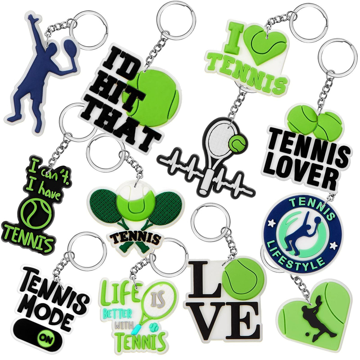 Custom Sports Keyring Volleyball Basketball Golf Ball Hockey Soft Keychain