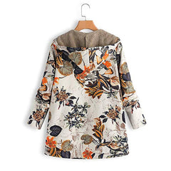 Custom Long Style Printing Design Hooded Coats with Pockets