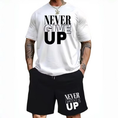 Custom Printed Casual Summer Tracksuits 2-piece Short Set Women's Short Sleeve T-shirt