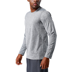 Autumn Adult Men's Joggers Soccer Acid Wash Training Long Sleeve T-Shirt