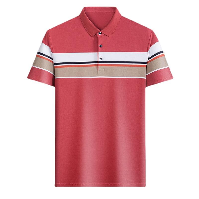 2026 New Summer Sleeved T-shirt Youth Trend Polo Shirt Lapel Casual
