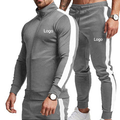 Custom Fitness Two Piece Activewear Sports Wear Sets Spandex Men Active Wear