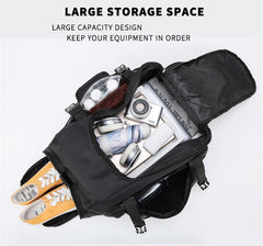 Large Multifunctional Waterproof Nylon Sports Backpack Travel Carry Bag