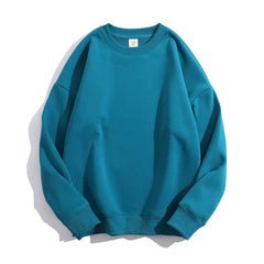 High Quality 430Gsm Cotton Drop Shoulder Men's Sweatshirt Fleece Crewneck