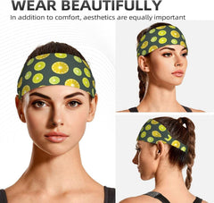 Yoga Sweatband Unisex Fitness Headband Elastic Headscarf Ethnic Style Hair Accessories
