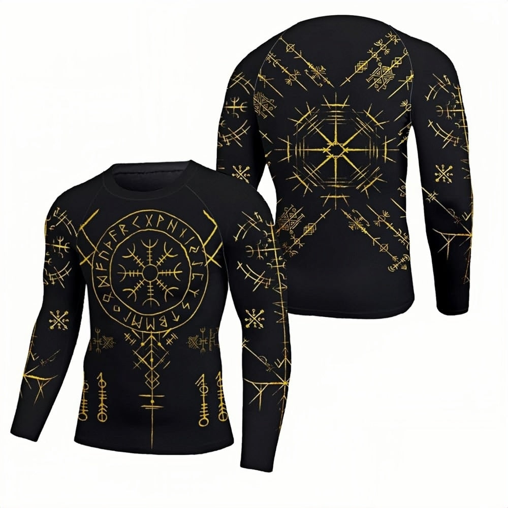Custom Breathable Rash Guard Fully Sublimation Compression Shirt Quick Dry Anti-Bacterial