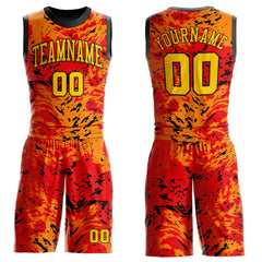 Sublimation Basketball Uniform Set Sleeveless Polyester Made Breathable