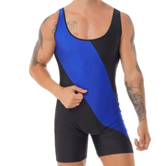 Men's Custom Full Sublimation Spandex Polyester Printing Stretch Wrestling Singlet